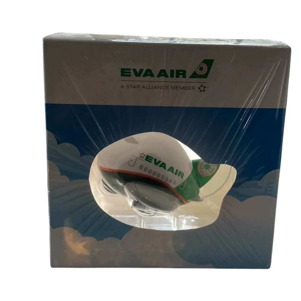 EVA AIR STAR ALLIANCE 3 WHEELED AIRPLANE MODEL TOY Collectible‎ NEW